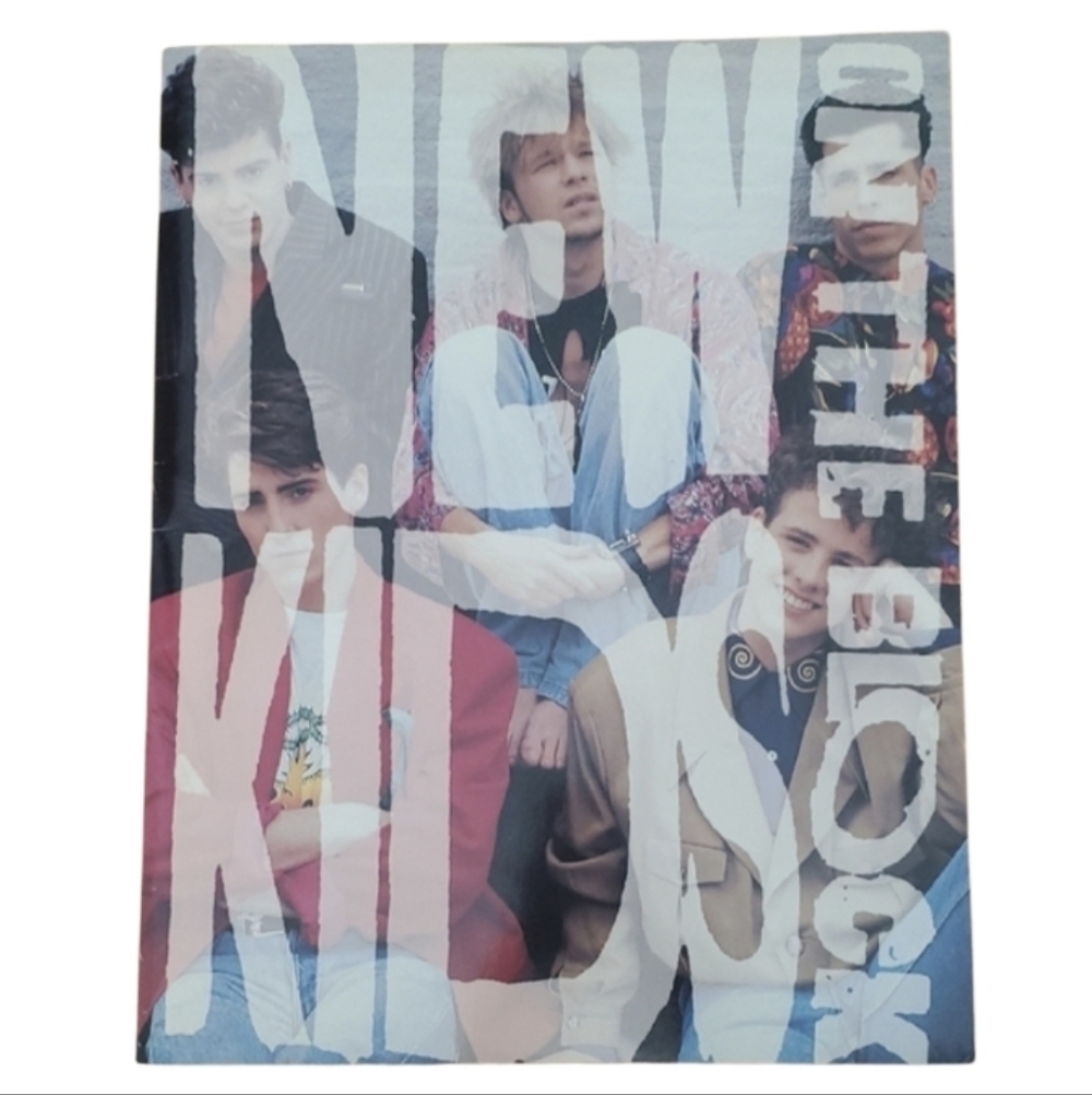 New Kids On The Block McDonalds Magic Summer Tour 1990 Vintage Poster Softback